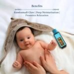 Blue Nectar Baby Oil with Pure Kumkumadi Oil for Glowing Skin | Ayurvedic Baby Massage Oil for New Born | 100% Natural & Safe Baby Product for Delicate Skin (17 Herbs, 200 ml) - Fast UK Delivery - Image 4
