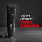 Beardo Don Trimmer for Men | 150 min Run Time | 20 Length Settings | Cordless | Washable Stainless Steel Blades | Powerful Li+ battery for quick charging | Stylish Gun Metal finish | Gift For Brother | Gift For Friends - Fast UK Delivery - Image 5