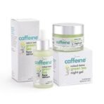 mCaffeine Green Tea Night Hydration Routine with Face Serum & Night Gel | Enriched with Vitamin C | Soothing & Calming Aroma | Pack of 2 - Fast UK Delivery - Image 3