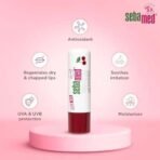 Sebamed Lip defense 4.8gm, Cherry | SPF 30 |Tinted Lip balm for Dry & Chapped lips with natual oil & Vitamin E | UV protection | Dermatologically tested - Fast UK Delivery - Image 7