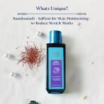 Blue Nectar Kumkumadi Body Oil for Glowing Skin | Moisturizing Body Oil for Dry Skin with Relaxing Aroma | Plant Based Body Oil for Women & Men (12Herbs, 200ml) - Fast UK Delivery - Image 3