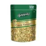Happilo 100% Natural Premium California Dried Almonds 500g Pack Pouch & Happilo Premium Seedless Green Raisins 500g Value Pack | Kishmish | Nutritious| Rich in Iron & Vitamin B - Fast UK Delivery - Image 6