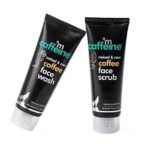 mCaffeine Face Wash Combo Pack with Face Scrub (75ml each) | Pack of 2 Coffee Face Care Kit for Pollution Control & Tan Removal - Fast UK Delivery - Image 2
