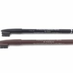 Miss Claire WaterProof Eyebrow Pencil with Brush (Black, Dark Brown) (COLORS COSMETICS) - Fast UK Delivery