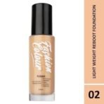 FASHION COLOUR Light Weight Reboot Foundation, Full Coverage, Glossy Natural Finish, Cover Blemishes and Dark Spots | Even Tone Appearance | Suitable for All Skin Types | Shade 02 | 30ml - Fast UK Delivery - Image 3