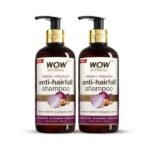 WOW Skin Science Onion Shampoo - 300 ml (Pack of 2) | Helps Control Hair Fall & Promotes Hair Growth | For Stronger Hair | With Red Onion Seed Oil Extract, Black Seed Oil & Pro-Vitamin B5 - Fast UK Delivery - Image 2