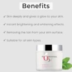 O3+ D-TAN Professional Face Pack for Instant Tan Removal & Glowing Skin with Lactic Acid, Pea Extract & Mint Extract - Ideal for All Skin Types (300g) | Detan Pack for Tan Removal for Face and Body - Fast UK Delivery - Image 4
