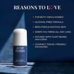 Just Herbs Roll on Deo for Men Musk Divine Refreshing Under Arm Long Lasting Deodorant - 50 ml - Fast UK Delivery - Image 4