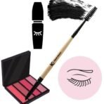 KINDED Mascara Spoolie and Angular Eyebrow Double Sided 2 in 1 Makeup Brush Professional Series for Lashes Curling with Smooth Soft Synthetic Bristles Anti Rust Aluminium Ferrule Wooden Handle Grip - Fast UK Delivery - Image 6