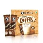 Bevzilla 48 Instant Coffee Powder Sachets (Coconut) - 96 Grams| Hot & Cold Coffee| Makes 48 Cups| 100% Arabica Coffee| Strong Coffee| Easy To Carry| Best Coffee| Espresso, Latte, Cappuccino - Fast UK Delivery - Image 2