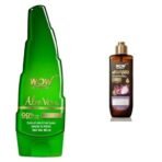 WOW Skin Science Aloe Vera Multipurpose Beauty Gel for Skin and Hair & WOW Skin Science Red Onion Black Seed Oil Shampoo with Red Onion Black Seed Extract - Fast UK Delivery - Image 2