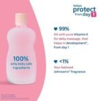 Johnson's Baby Oil with Vitamin E, Non-Sticky for easy spread and massage, 200ml - Fast UK Delivery - Image 3
