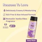 Plum BodyLovin' Vanilla Vibes Bath & Body Gift Set | Body Wash | Body Mist | Body Oil | Long-Lasting Warm Vanilla Fragrance | Gift Set For Women | Gifting For Birthday, Valentine's, Anniversary, Rakhi & Special Occasions| Premium Gift Packaging | Pack Of 3 - Fast UK Delivery - Image 5