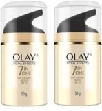 olay total effect 7 in one day cream gentle spf 15 (pack of 2) - Fast UK Delivery