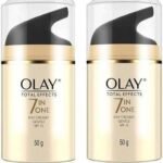 olay total effect 7 in one day cream gentle spf 15 (pack of 2) - Fast UK Delivery