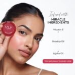 MILA Beaute Blush Babe Powder Blush | Matte Finish Long-Lasting Pigment | Easy to Blend | Non-Drying With Rosehip Oil, Jojoba Oil and Vitamin E | Shade (Cosmo Pink, 5g) - Fast UK Delivery - Image 4
