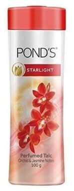 Pond's Orchid & Jasmine, 100g Pond's Starlight Perfumed Talc - Orchid & Jasmine, 100 grams Bottle - Fast UK Delivery