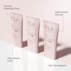 Mila Beaute Flawless Makeup Primer for Face | Oil Free Formula Enriched With Vitamin A & E | Satin Smooth Matte Finish Instantly Blurs Pores | Suitable for All Skin Types 30ml - Fast UK Delivery - Image 5