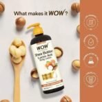 WOW Skin Science Shea Butter With Lactic Acid Body Lotion | Hydrates Very Dry Skin | Long Lasting 48 hrs Moisturization | Smoothens Rough, Flaky Skin | Calms Itchy Skin - 400ml - Fast UK Delivery - Image 6