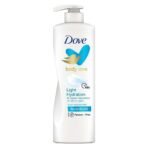 Dove Body Love Light Hydration Body Lotion For All Skin Types Paraben Free, 48hrs Moisturisation with Plant Based moisturiser, Fresh Hydrated Skin 400ml - Fast UK Delivery