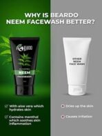 Beardo Purifying Neem Face Wash for Oil Control, 100ml (Pack of 2) | Soothes & Heals | Daily facewash for men | Gentle cleansing for oily-acne-prone skin - Fast UK Delivery - Image 7