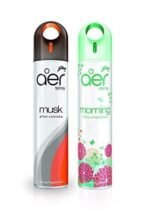 Godrej aer spray, Air Freshener for Home & Office - Musk After Smoke & Morning Misty Meadows | Long-Lasting Fragrance | Pack of 2 (240 ml each) - Fast UK Delivery - Image 2