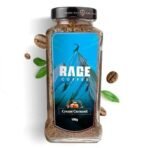 RAGE COFFEE Creme Caramel - Flavored Instant Coffee Powder for both Hot & Cold Coffee, 100% Single Origin Arabica Coffee Beans Powder, Premium Coffee Infused with Plant Vitamins (CREME CARAMEL, 100g) - Fast UK Delivery - Image 2