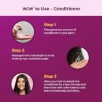 Wow Skin Science Onion Oil Shampoo & Conditioner Kit With Red Onion Seed Oil Extract, Black Seed Oil & Pro-Vitamin B5 (Shampoo + Conditioner), 600 Ml (Pack of 2) - Fast UK Delivery - Image 6