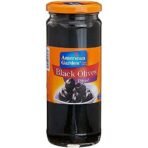 American Garden Black Olives Pitted, 15.87 oz 450 g - Fast UK Delivery - Image 2