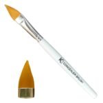 KINDED Concealer Face Eyes and Lips Makeup Brush Professional Series for Makeup Beauty with Smooth Soft Synthetic Hair Bristles Anti Rust Aluminium Ferrule Natural Wooden Handle Grip - Fast UK Delivery