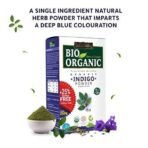 Indus Valley Bio Organic 100% Organic and Herbal Indigo Powder, for Natural Hair Coloring, Arrests Early Greying & Protects hair from Damage - (200g+50g) - Fast UK Delivery - Image 4