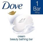 Dove Cream Beauty Bathing Bar With ? Moisturizing Cream To Give You Softer, Smoother Skin, 100 g - Fast UK Delivery - Image 3
