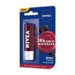 Nivea Lip Balm, Fruity Blackberry Shine, 4.8g & Shower Gel, Creme Soft Body Wash, Women, 250ml - Fast UK Delivery - Image 5