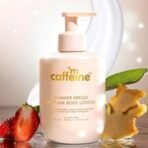 mCaffeine Summer Breeze Perfume Body Lotion| Niacinamide, Cocoa Butter & Shea Butter For Deep Moisturization | Lightweight, Non-Sticky | Aqua-Fresh Beachy Fragrance | Body Lotion For Dry Skin - 300ml - Fast UK Delivery - Image 3