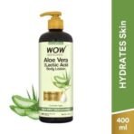 WOW Skin Science Aloe Vera Body Lotion for Ultra Light Hydration - All Skin Type - 400ml - Fast UK Delivery - Image 3