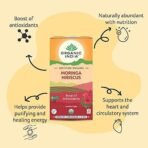 ORGANIC INDIA Moringa Hibiscus 25 Tea bags (Pack of 1) - Fast UK Delivery - Image 6