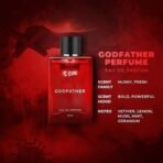 Beardo Godfather Perfume for Men, 100ml | Aromatic, Spicy Perfume for Men Long Lasting Perfume for Date night fragrance | Body Spray for Men | Valentines day gift for husband | boyfriend | Gift for Men - Fast UK Delivery - Image 4