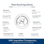 Blue Nectar Briganantadi Hair Fall control & Healthy Scalp Oil | Plant Based Non Sticky Hair Oil for Hair growth | Perfect Hair Fall Oil for Women & Men (9 Herbs, 100 ml) - Fast UK Delivery - Image 6