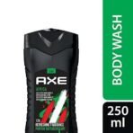 AXE Africa 3 In 1 Body, Face & Hair Wash For Men, Long-Lasting Refreshing Mandarin & Sandalwood Fragrance For Up To 12Hrs, Natural Ingredients, No Parabens, Dermatologically Tested, 250Ml - Fast UK Delivery - Image 3