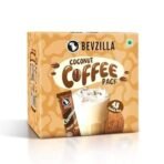 Bevzilla 48 Instant Coffee Powder Sachets (Coconut) - 96 Grams| Hot & Cold Coffee| Makes 48 Cups| 100% Arabica Coffee| Strong Coffee| Easy To Carry| Best Coffee| Espresso, Latte, Cappuccino - Fast UK Delivery - Image 3