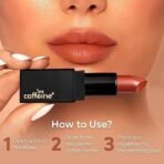 mCaffeine Cocoa Kiss Creamy Matte Lipstick - Mocha Muse | Moisturizing & Non Drying, Lightweight & Long Lasting Formula | With Cocoa Butter, Caffeine & Vitamin E | SLS & Paraben Free - Fast UK Delivery - Image 5