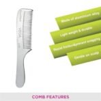 Vega Grooming Comb (India's No.1* Hair Comb Brand) For Men and Women (AC-03) - Fast UK Delivery - Image 5