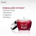 Olay Collagen Peptide Face Cream | Smooth and Plump Skin | With Collagen and Niacinamide l Normal, Oily, Dry & Combination Skin l Paraben & Sulphate free | 50g - Fast UK Delivery - Image 7