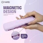 MARS Boring Silicone Brush Holder | Magnetic Anti-Fall Out | Ergonomic Grip | Portable & Travel Friendly | Soft Silicone Makeup Tools Organizer | Easy to Clean - Fast UK Delivery - Image 6