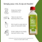 Nutriorg Amla Juice 250ml | Amla Juice for Hair & Skin | Rich in Vitamin C | Cold-Pressed Indian Gooseberry Juice | Detox Immunity Boosting | No Added Sugar | Pure & Natural - Fast UK Delivery - Image 6