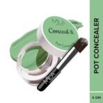 MILA Beaute Pro Matte Lipstick | Creamy Matte Lipstick | Shade - Mirabai, 4.2g Conceal It Pot Concealer For Face Makeup | Shade - (Green Corrector, 4g) - Fast UK Delivery - Image 7