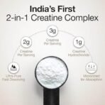 Wellbeing Nutrition 100% Pure Micronised Creatine Powder Monohydrate + HCL| Unflavoured |100g, 33 servings | Tested for Purity | For Muscle Strength & Recovery, Muscle Growth| For Men & Women - Image 3