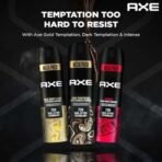 Axe Long Lasting Deodorant Bodyspray for Men - Intense, Dark Temptation, and Gold Temptation (215 ml) - Fast UK Delivery - Image 5