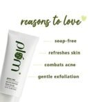 Plum Green Tea Gentle Revival Face Scrub | Blackhead Removal | Green Tea Extracts | For Oily, Acne-Prone Skin | 100% Vegan, Paraben Free | 75g - Fast UK Delivery - Image 4