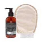 mCaffeine Coffee Body Wash & Bath Glove Combo for Exfoliation & Tan Removal | Energizing Berry Fragrance Shower Gel & Loofah Glove Combo For All Skin Types | Pack of 2 - Fast UK Delivery - Image 6